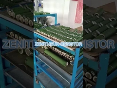 陶磁器のセメント力の抵抗器ブレーキ ワイヤー傷の抵抗器を丸型