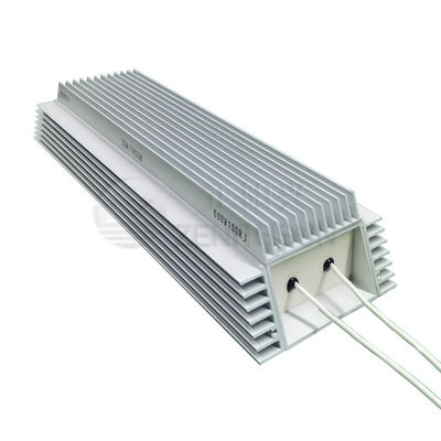 1500W動的ブレーキがかかる抵抗器は覆われた高い発電に100オーム ワイヤー傷の抵抗器金属をかぶせる